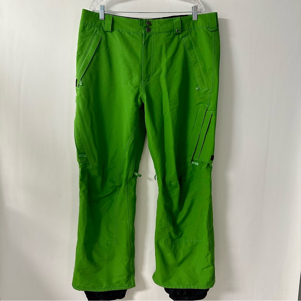 Burton Women Snowboard Pants Dryride Skiing Winter Snow Green Winter Sz XL